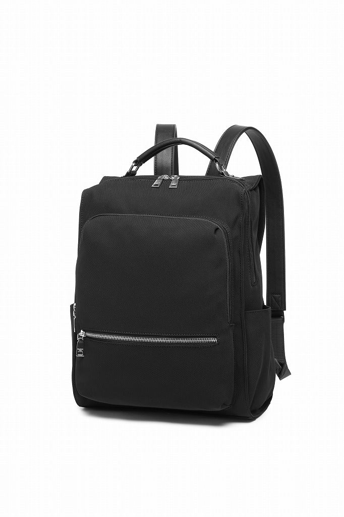 撥水スクエア型 収納ポケット多数 リュックサック 17-1230